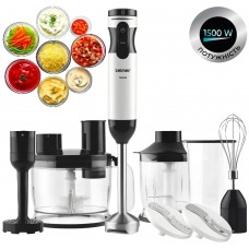Блендер сверхмощный Zelmer ZHB6500 Genius (1500Вт, + кухонный комбайн, + измельчитель)