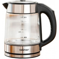 Электрочайник стеклянный Zelmer ZCK8033 (2200Вт, 1.7л)