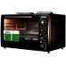 Электрическая печь Vimar VEO-4219B(42л, 1400Вт, 2 электроконфорки, вертел, гриль, конвекция, подсветка)