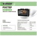 Электрическая печь Vimar VEO-4219B(42л, 1400Вт, 2 электроконфорки, вертел, гриль, конвекция, подсветка)
