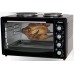 Электрическая печь Vimar VEO-4219B(42л, 1400Вт, 2 электроконфорки, вертел, гриль, конвекция, подсветка)