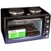 Электрическая печь Vimar VEO-4219B(42л, 1400Вт, 2 электроконфорки, вертел, гриль, конвекция, подсветка)