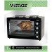 Электрическая печь Vimar VEO-4219B(42л, 1400Вт, 2 электроконфорки, вертел, гриль, конвекция, подсветка)