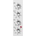 Электрическая печь Liberton LEO-500 White (50л, + гриль +конвекция + вертел)