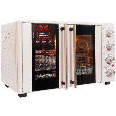 Электрическая печь Liberton LEO-500 White (50л, + гриль +конвекция + вертел)