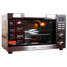 Электрическая печь Liberton LEO-501E Inox (50л, + конвекция, + вертел)
