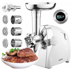 Мясорубка мощная Ardesto MGA-2000W (2000Вт, 1.9 кг/хв, +шинковка +колбаси +кеббе)