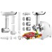 Мясорубка мощная Ardesto MGA-2000W (2000Вт, 1.9 кг/хв, +шинковка +колбаси +кеббе)