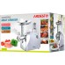 Мясорубка мощная Ardesto MGA-2000W (2000Вт, 1.9 кг/хв, +шинковка +колбаси +кеббе)