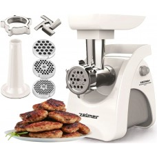 Мясорубка мощная Zelmer ZMM9801B (2200Вт, 3.0 кг/мин +колбасы)