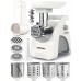 Мясорубка мощная Zelmer ZMM9802B (2200Вт, 3.0 кг/хв +шинковка +колбасы)