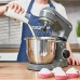 Миксер планетарный мощный Zelmer ZKR 1310 G (1300Вт, 10 скоростей, 2 чаши по 4.5 л)