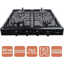 Настольная плита газовая Ventolux HGT 640 ES (BK) с газ-контролем