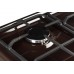 Плита газовая Artel APETITO 02-G Brown (поверхность газовая, духовка газовая)