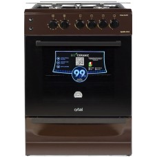 Плита газовая Artel APETITO 02-G Brown (поверхность газовая, духовка газовая)