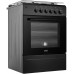 Плита комбинированная Artel APETITO 10-E Black (поверхность газовая, духовка электрическая)