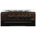 Плита комбинированная Artel MILAGRO 10-E Brown (поверхность 3 газовые + 1 электрическая конфорки, духовка электрическая)