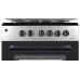 Плита комбинированная Artel MILAGRO 10-E Grey (поверхность 3 газовые + 1 электрическая конфорки, духовка электрическая)