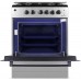 Плита комбинированная Artel MILAGRO 10-E Grey (поверхность 3 газовые + 1 электрическая конфорки, духовка электрическая)