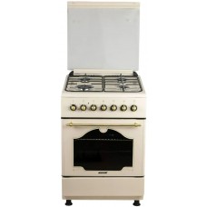 Плита комбинированная Canrey CGEK 6060 KGT BG Country ( поверхность газовая, духовка электрическая )