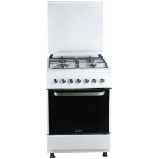 Плита комбинированная Canrey CGEK 6060 KGT W ( поверхность газовая, духовка электрическая )