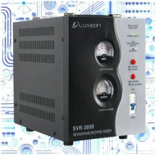 Автоматический стабилизатор напряжения Luxeon SVR-3000 черный
