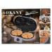 Вафельница для толстых вафель SOKANY KJ-510 з антипригарным покритием, белый