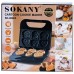 Вафельница Sokany SK-08005 для выпечки мультяшных панкейков