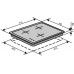 Варочная поверхность газовая Ventolux HG430-B3 S (BK)