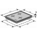 Варочная поверхность газовая Ventolux HG430-G3G CS (BK)