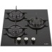 Варочная поверхность газовая Ventolux HG430-G3G CS (BK)