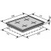 Варочная поверхность газовая Ventolux HG640-DA3 CS (AN)