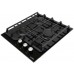 Варочная поверхность газовая Ventolux HG430-W3G CS (BK)