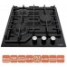 Варочная поверхность газовая Ventolux HG430-W3G CS (BK)