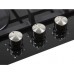 Варочная поверхность газовая Ventolux HSF430-S3G CS (BK)