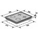 Варочная поверхность комбинированная Ventolux HG622 B9G CS (X)