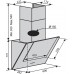 Вытяжка Ventolux DIAMOND 60 WH (700) PB